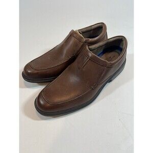 Bostonian Tifton Step Dress Shoe Men's 11 D Brown Leather Loafers  Slip-Ons